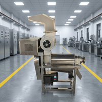 Industriële spiraalpers-sapcentrifuge motor voor fruitverwerkingsbedrijven, hoge productiviteit, roestvrij staal, voor het persen van groenten en fruit