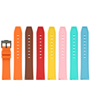 Bracelet de montre en caoutchouc fluoré FKM compatible avec Omega Speedmaster Moonwatch - Product Image 4