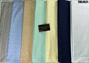 Nuevo encaje polaco azul real gasa Suiza Lafaya encaje tela de encaje francés bordado lujoso 100% tela de algodón Kanuri vestidor - Product Image 6