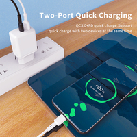 Chargeur mural OEM 3A usb 20w multifonction téléphone USB c chargeur rapide pd usb type c chargeur pour iphone apple