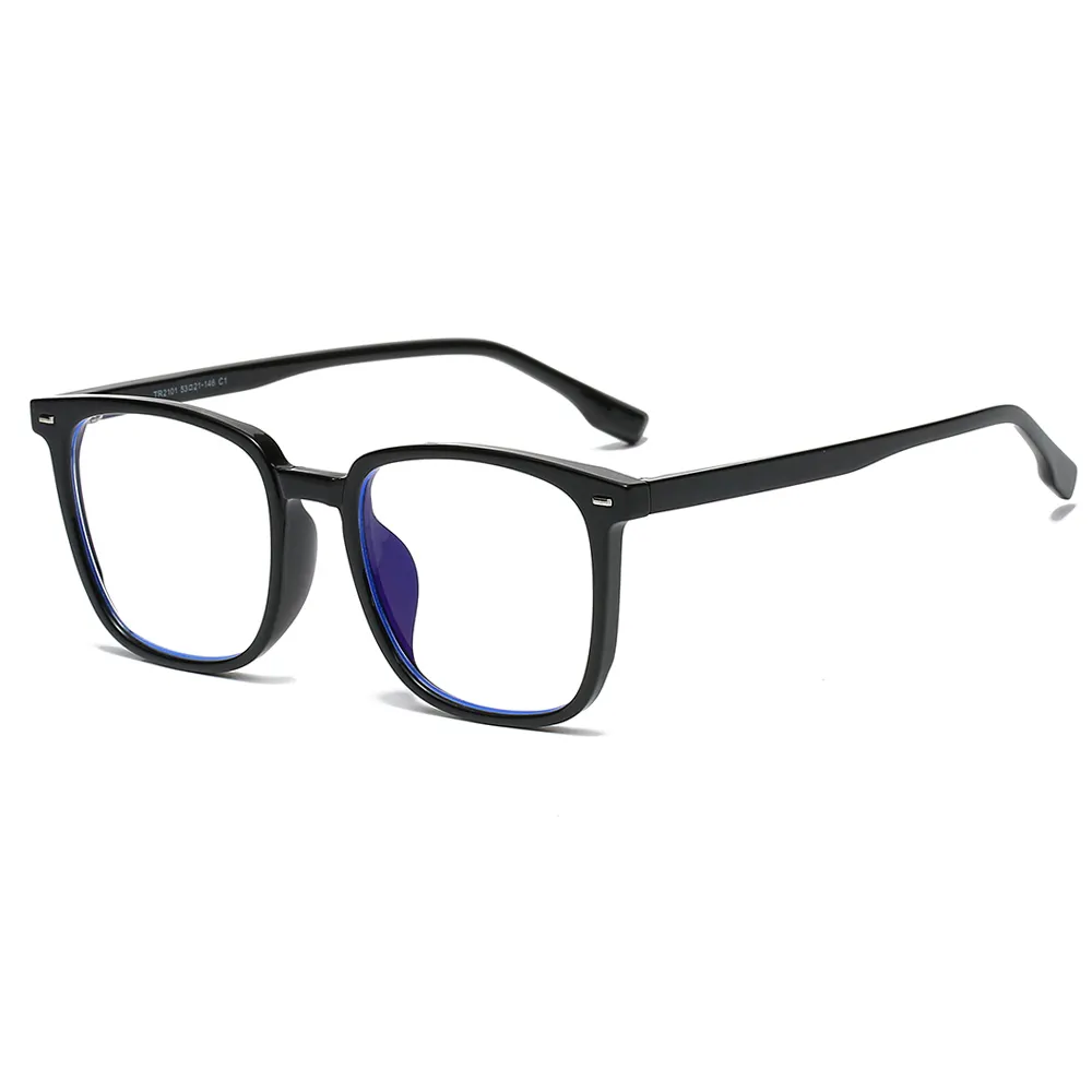 Moda occhiali anti-radiazioni occhiali da gioco per Computer Unisex retrò trasparenti occhiali da vista per occhiali con lenti blu