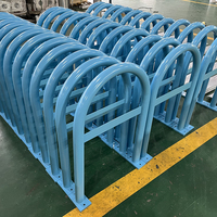 Support de stationnement pour vélos en acier inoxydable en forme de U, à montage en surface, avec revêtement en poudre, pour usage commercial