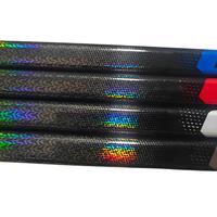 Bâton de hockey sur glace en fibre de carbone de haute qualité personnalisé, argenté, 380 g, durable pour adultes et enfants, fabriqué en Chine