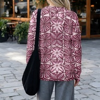 Cardigans en tricot personnalisés pour femmes, à col en V, manches longues, boutonnés, coupe ample, en maille torsadée, manteaux d'extérieur