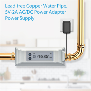 Wifi Van nước thông minh và tự động ngắt siêu âm Đồng hồ nước thông minh được xây dựng trong pin sạc tuyasmart điều khiển từ xa - Product Image 5