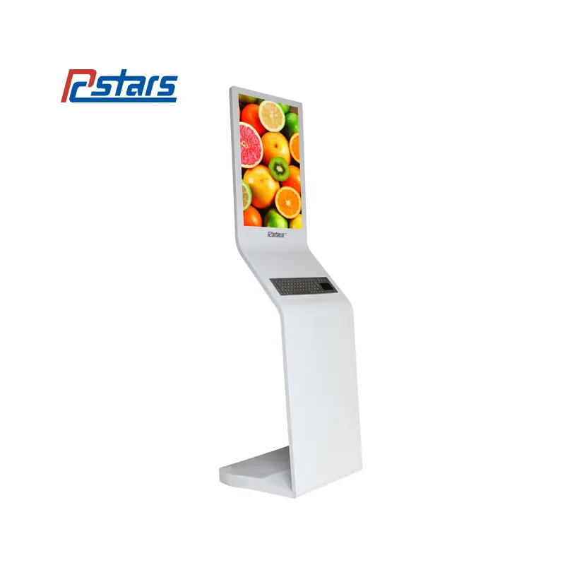 27 Inch Miễn Phí Tầng Thường Vụ Android Lcd Máy Nghe Nhạc Quảng Cáo Multi-Touch Dọc Kiosk Totem Kỹ Thuật Số Biển Hiển Thị