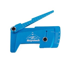 เครื่องมือตั้งศูนย์ล้อโลหะ Mayatech สำหรับรถโมเดลของเล่น ขนาด 14 ซม. แบบพกพา พร้อมเกจวัดมุม - Product Image 1