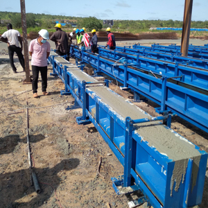 Máy làm khuôn cột bê tông hình vuông HAIYU 2023, máy sản xuất cột bê tông đúc sẵn - Product Image 3