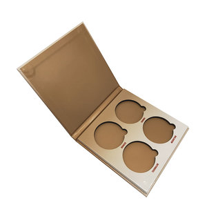 Caja de Cosméticos con Diseño Personalizado, Papel Texturizado, Embalaje Magnético de Cartón, Caja de Maquillaje Vacía, Caja para Paleta de Sombras de Ojos - Product Image 3