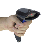 Lector de código de barras portátil, lector de código de barras inalámbrico con cable, 1D, 2D, qr, con soporte, Popular de fábrica, Bluetooth, android