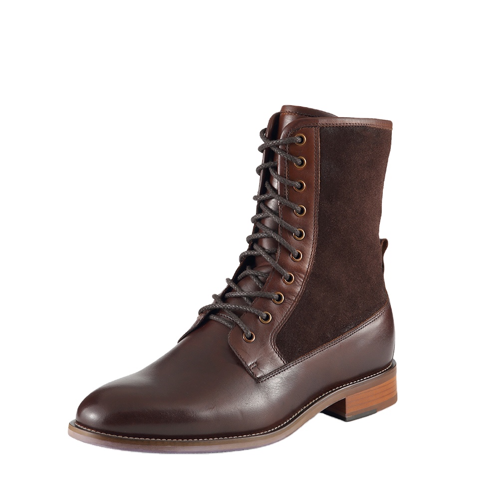 Оптовая продажа, мужские Ботинки Martin из натуральной кожи, дизайнерские увеличивающие рост ботинки 7 см, мужские зимние ботинки для снега, Мужская обувь для подъема