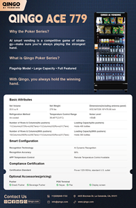 Qingo <b>Touch</b> Screen Hotel School Smart Vending Machine Automatic Snacks and Drinks & Combo Vending - Product Image 2