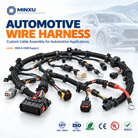 Harnais de câblage personnalisé pour projets automobiles OEM, certifié UL IATF16949, conforme RoHS REACH, cuivre étamé, isolation PVC, solution complète
