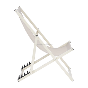 Chaise de jardin pliable chaise longue <span class=keywords><strong>en</strong></span> <span class=keywords><strong>aluminium</strong></span> chaise longue d'extérieur chaise pliante salon pont économiser de l'espace chaises pour plage jardin patio - Product Image 5