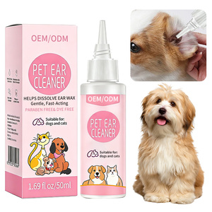 น้ำยาทำความสะอาดหูสัตว์เลี้ยงจากพลาสติกที่เป็นมิตรต่อสิ่งแวดล้อม พร้อมสูตรขจัดกลิ่นและป้องกันเชื้อรา สำหรับสุนัข แมว ลูกสุนัข และลูกแมว - Product Image 2