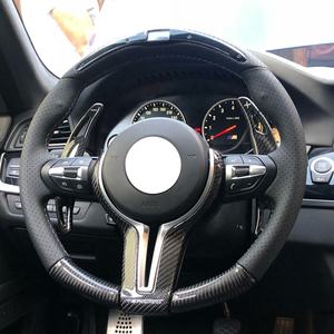 Housse de <span class=keywords><strong>volant</strong></span> personnalisée en fibre de carbone pour <span class=keywords><strong>BMW</strong></span> Série 3 F30 E90 <span class=keywords><strong>E46</strong></span> M2 M3 M5 3 - Product Image 5