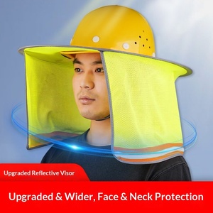 Visière pare-soleil pour <span class=keywords><strong>casque</strong></span> de <span class=keywords><strong>chantier</strong></span> – Protection solaire à large bord pour extérieur – Compatible avec les casques de <span class=keywords><strong>chantier</strong></span> - Product Image 4