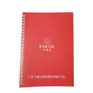 Cuadernos Personalizados Ecológicos de Tapa Dura de PP Reciclado con Espiral para Estudiantes - Product Image 1