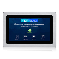 Panel PC Industrial de 12.1'' con Pantalla Táctil Android/Linux, Monitor LCD Integrado de Marco Abierto Resistente al Agua - En Stock