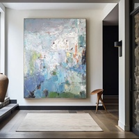 Peinture acrylique haut de gamme personnalisée en gros, art mural fait main, décoration intérieure, nature morte abstraite neutre texturée 3D