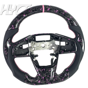 <span class=keywords><strong>พวงมาลัย</strong></span>หนังคาร์บอนไฟเบอร์สไตล์รถแข่งแบบกำหนดเอง เหมาะสำหรับรถยนต์ฮอนด้าซีวิค แอคคอร์ด ซีอาร์วี เอชอาร์วี รุ่นที่ 10 และ 11 - Product Image 3