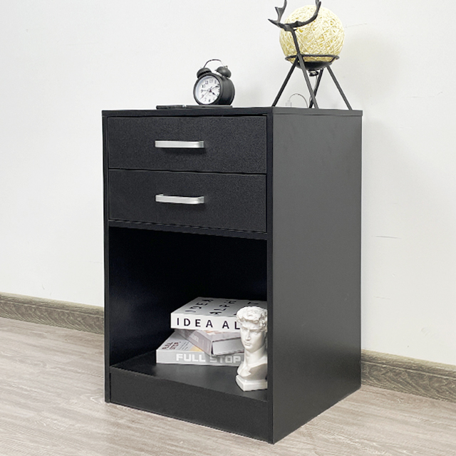 Хороший обычай Смарт прикроватный столик приставной столик со зарядная станция Тумбочке