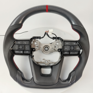 Volant de voiture en fibre de carbone forgé sur mesure pour Toyota Land Cruiser Tc Xb Hilux Corolla Scion N80 <span class=keywords><strong>100</strong></span> 200 Series - Product Image 6