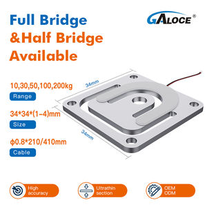 GML670 Vente chaude Cellule de charge micro pleine puissance 34*34*1 mm pour équipement de test de force - Product Image 5