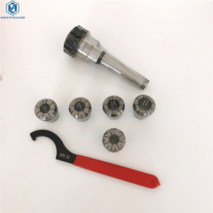 Mt3 ER-32 Collet thiết lập MT3 phay Cutter Shank công cụ + 11pcs er32 collets Chuck + cờ lê - Product Image 5