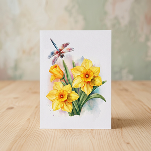 Meilleur Prix Carte Pop-up 3D Faite à la Main sur Mesure, Motif Floral Narcisse Jaune, Décoration Florale de Thanksgiving en Papier Coupé du Vietnam pour la Maison - Product Image 6
