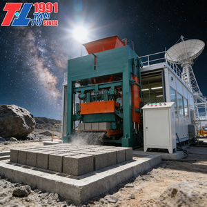 Conjunto Completo de Maquinaria para Fabricación de Ladrillos Ecológicos Enclavables para África, Fábricas de Ladrillos de Cemento a Pequeña Escala, Precio de la Máquina para Fabricar Bloques Huecos - Product Image 5