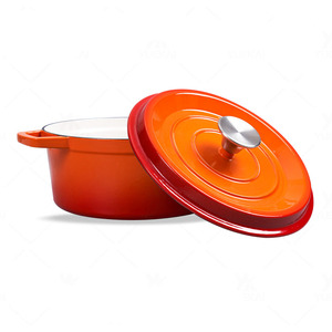 <span class=keywords><strong>Cocotte</strong></span> <span class=keywords><strong>ronde</strong></span> <span class=keywords><strong>en</strong></span> <span class=keywords><strong>fonte</strong></span> émaillée avec bouton <span class=keywords><strong>en</strong></span> acier inoxydable et couvercle <span class=keywords><strong>en</strong></span> <span class=keywords><strong>fonte</strong></span> émaillée - Product Image 2