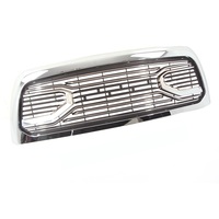 LUMA Accessoires Pièces détachées pour camions Pare-chocs de voiture en plastique ABS noir Rebel Chrome Grill Replacement Fit for 2010-2018 Dodge Ram 2500 3500