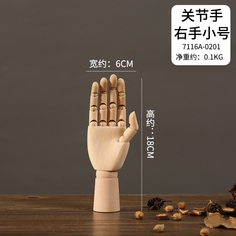 7116A-0201 Main articulée - Petite main droite