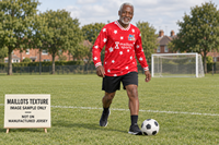 Maillot de football à manches longues pour hommes en tissu durable avec col en V pour les projets de collectes de fonds d'équipes, commandes d'équipes disponibles
