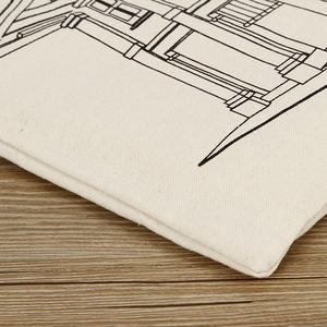 Sacs à provisions portables créatifs personnalisés en coton sacs-cadeaux publicitaires immobiliers sac en toile imprimée à la mode 25 - Product Image 3