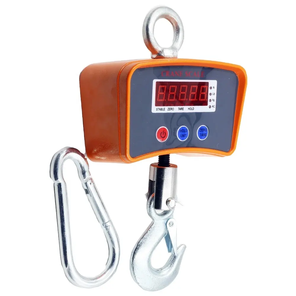 Digital Electronic Crane Scale 500kg Portable Hanging Scale with Hook 300kg