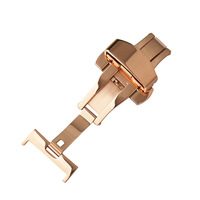 Boucle de luxe en acier inoxydable pour bracelet de montre intelligente