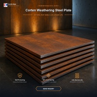 Plaque en acier Corten de haute qualité, résistante aux intempéries, certifiée CE, épaisseur 2,0-3,5 mm, services de soudage, pliage et découpe, meilleur prix
