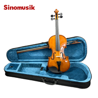 Custom logo Wholesale Factory Price All Solid Adult Student String Instrument Spraying German Brown Varnish High Quality Violin