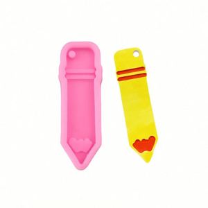 Molde de Silicona 3D con Forma de Lápiz para Resina Epoxi, Manualidades Infantiles, Decoración de Pasteles, Caramelos, Chocolate, OEM/ODM - Product Image 3