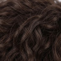 Nouvelle Arrivée Perruque Complète Homme Style Européen Américain Cheveux Synthétiques Raides Crépus avec Option de Couleur