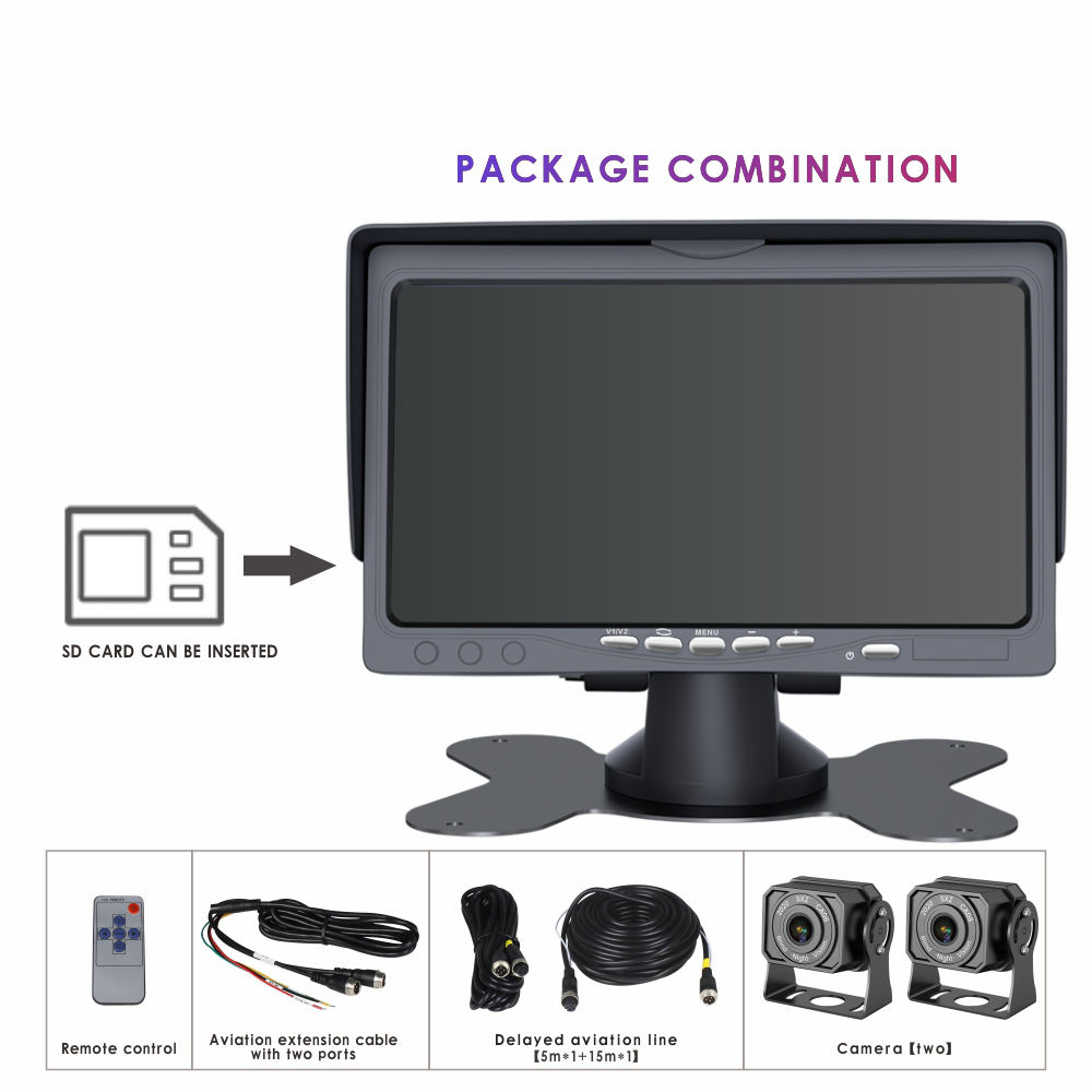 7 pulgadas IPS + 2 cámaras