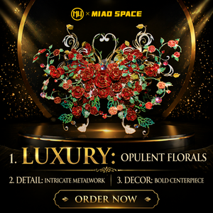 Mariposa Ama la Flor Amanecer de Primavera DIY Modelo Metálico 3D Venta al por Mayor Personalizado Juguete STEM Regalo Decoración Directo de Fábrica OEM CE EN71 - Product Image 1