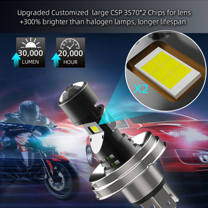 P15D 신제품 LED 헤드라이트 40w 3000LM P45T <span class=keywords><strong>H6</strong></span> <span class=keywords><strong>H4</strong></span> DC11-48V 고효율 냉각 모터사이클용 - Product Image 4
