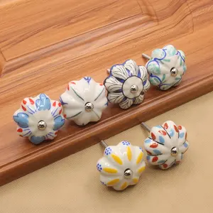 china handle knob PN1440 Home Hand Painted Ceramic Knobs Ceramic Knobs For Drawer