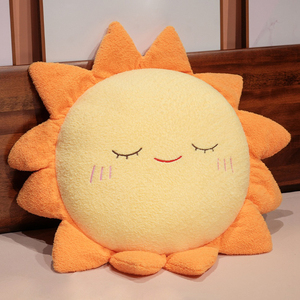 หมอนอิงตุ๊กตาดอกทานตะวันการ์ตูนน่ารัก ของตกแต่งบ้าน สำหรับโซฟาและเก้าอี้ - Product Image 1