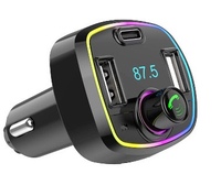 Pengisi daya ponsel pemutar MP3 nirkabel, pengisi daya ponsel kualitas tinggi, pengisian daya Cepat Port USB ganda, pemancar FM nirkabel, pengisi daya ponsel tipe C
