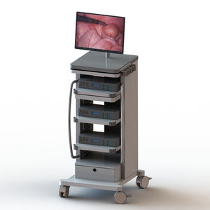 Carrito de Ultrasonido Médico <span class=keywords><strong>NBRIDGE</strong></span> NBR-NT-01 Personalizable, Carro Portátil para Hospital, Soporte VESA para Computadora, Capacidad de Carga de 300 lb - Product Image 3