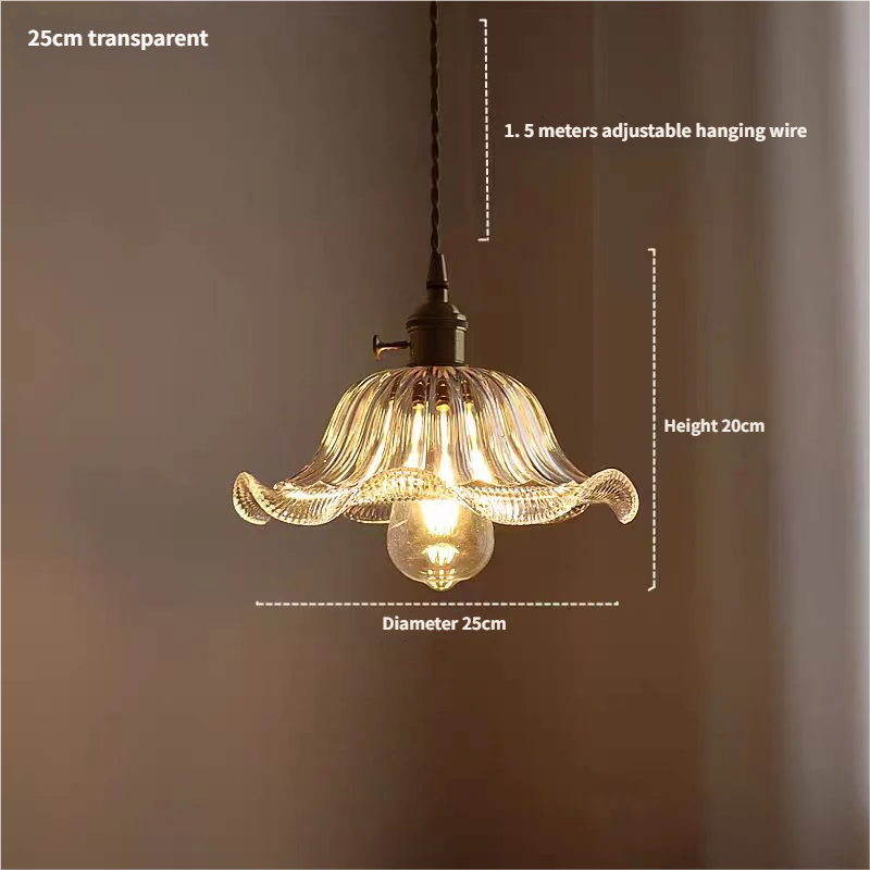 25cm transparent +8W LED